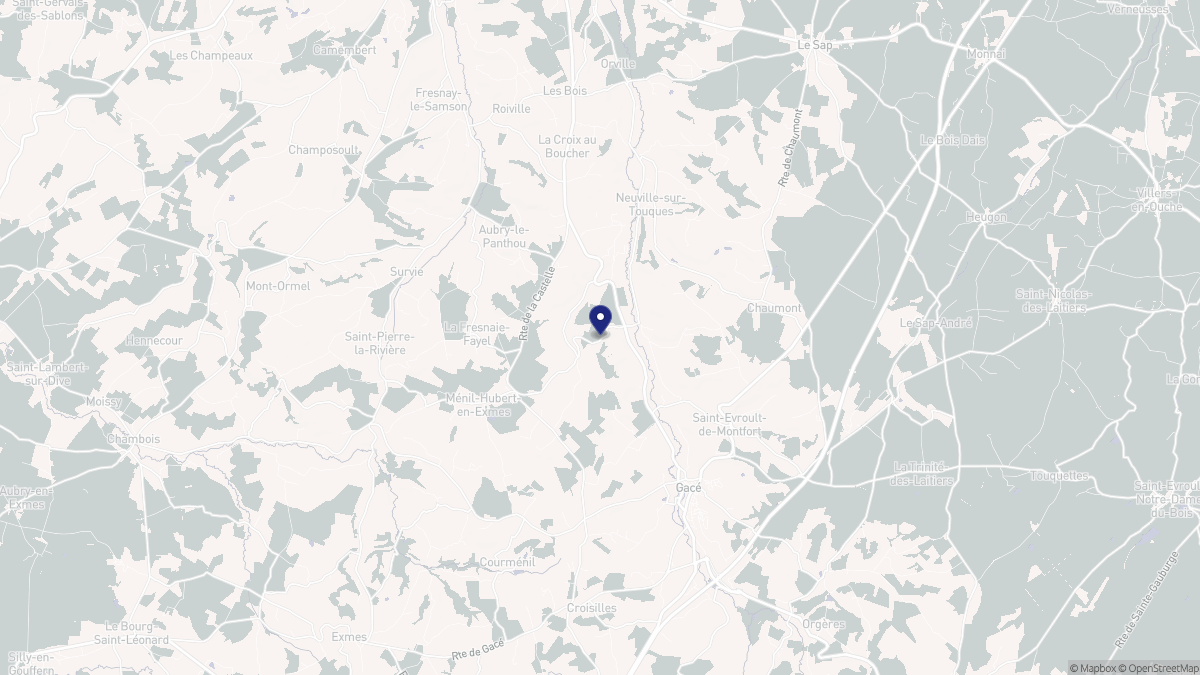 Aperçu cartographique de Mardilly, centré sur la commune