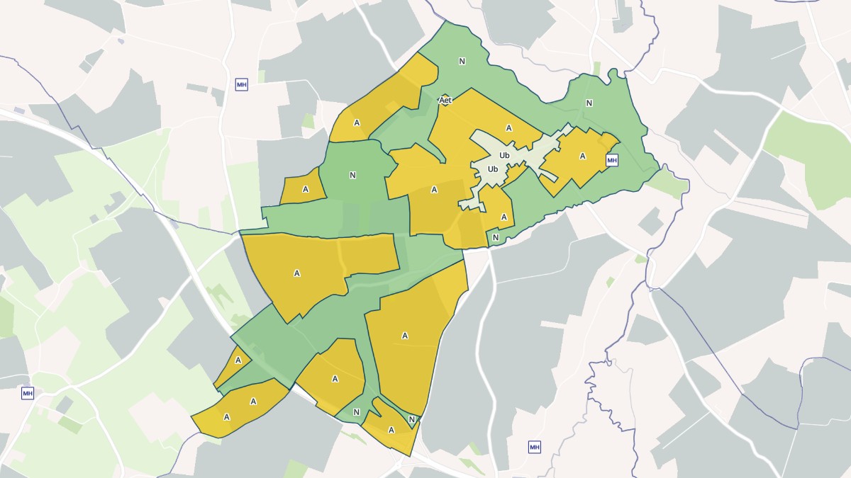 Aperçu cartographique de Médavy, centré sur la commune