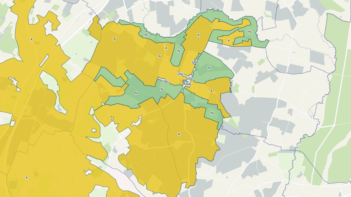Aperçu cartographique de Ménil-Erreux, centré sur la commune