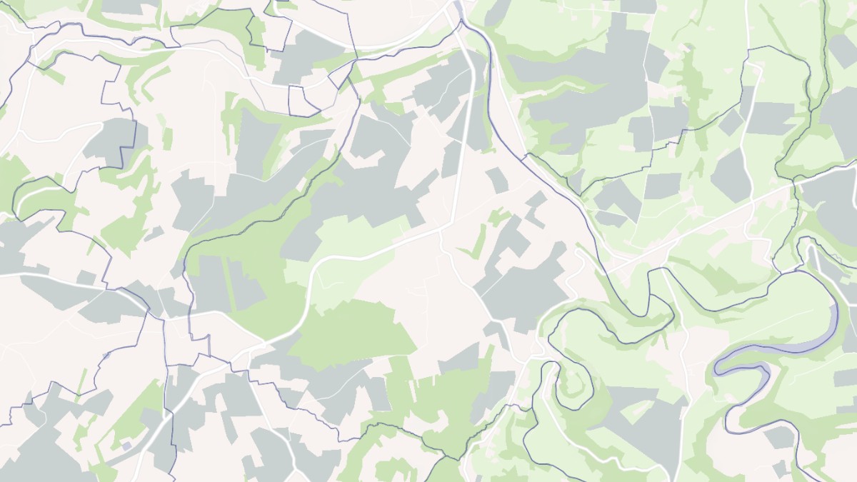 Aperçu cartographique de Ménil-Hubert-sur-Orne, centré sur la commune