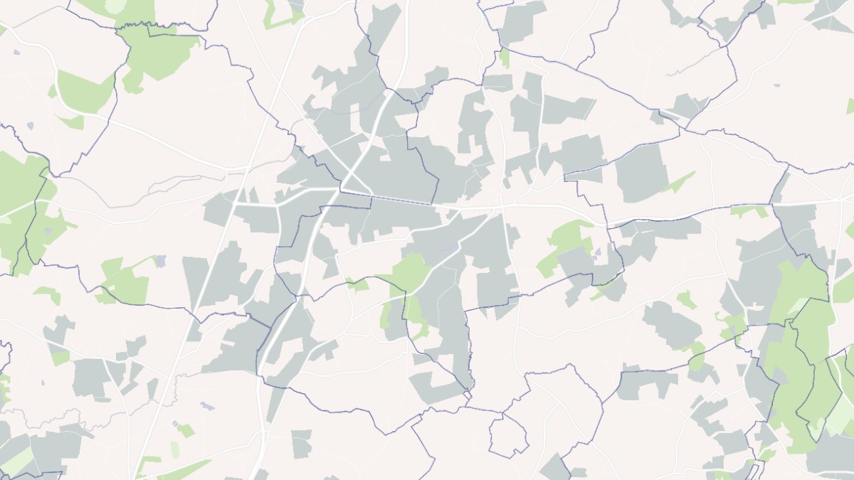 Aperçu cartographique de Merlerault-le-Pin, centré sur la commune