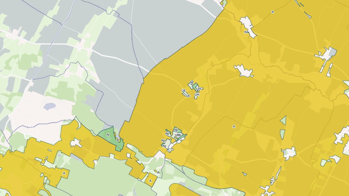 Aperçu cartographique de Merri, centré sur la commune