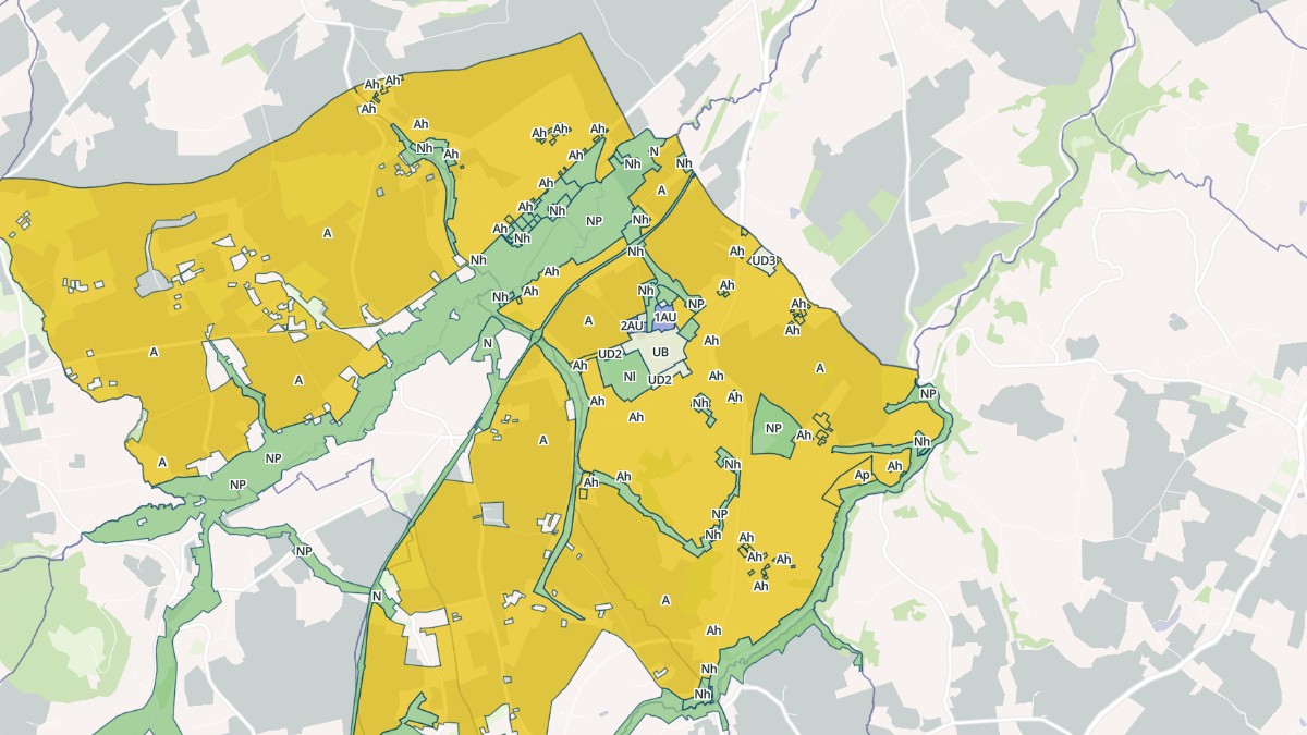 Aperçu cartographique de Montilly-sur-Noireau, centré sur la commune