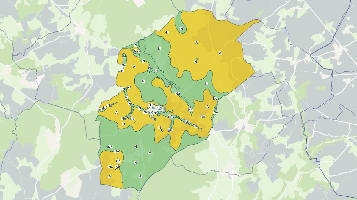 Aperçu cartographique de Moutiers-au-Perche, centré sur la commune