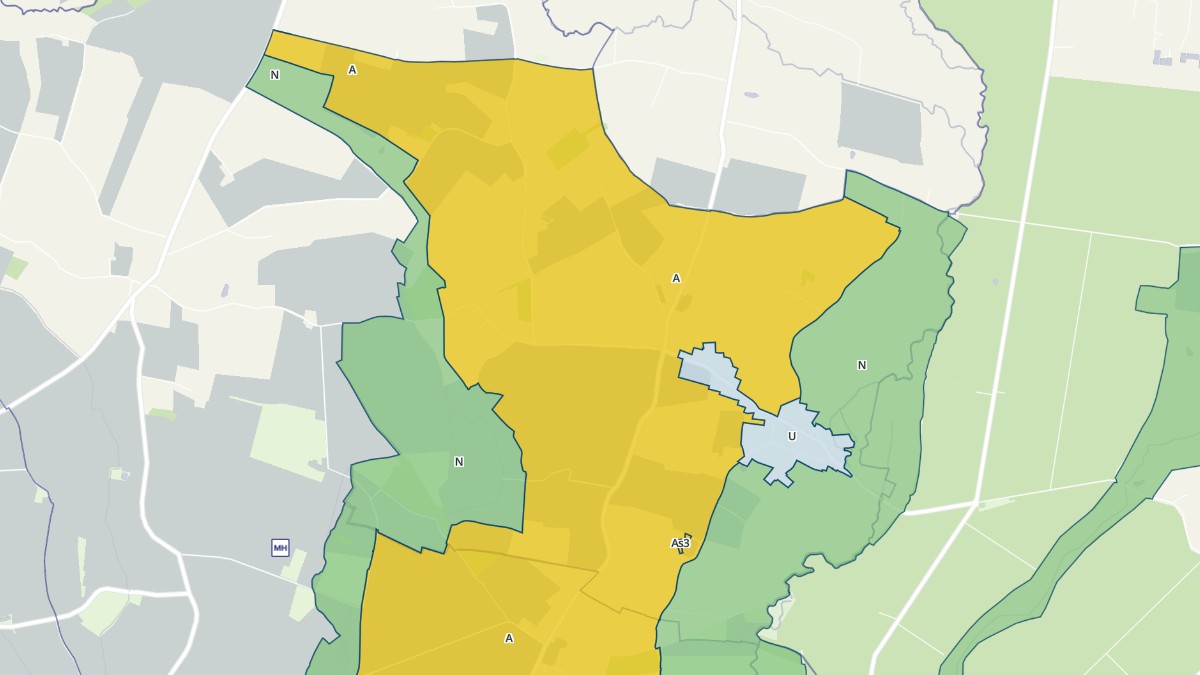 Aperçu cartographique de Neuilly-le-Bisson, centré sur la commune