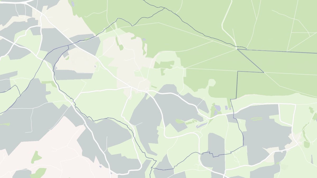 Aperçu cartographique de Rouperroux, centré sur la commune