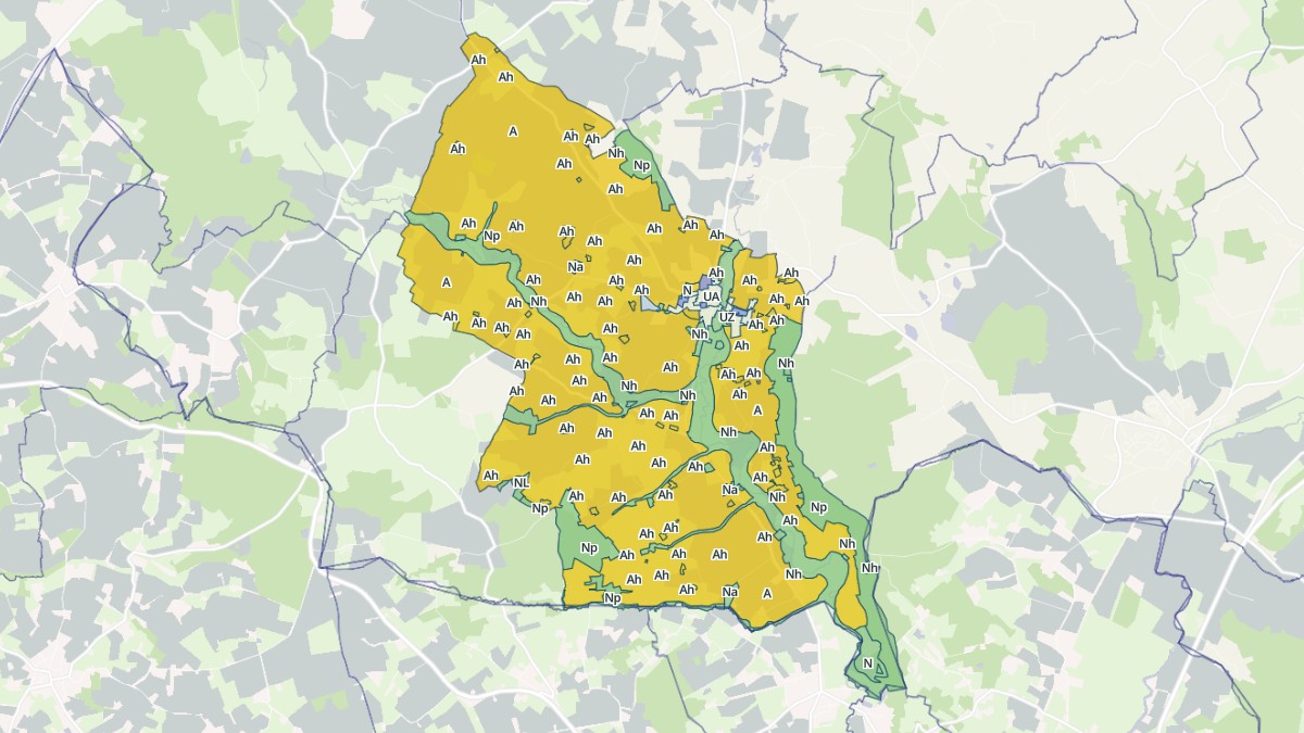 Aperçu cartographique de Saint-Germain-de-la-Coudre, centré sur la commune