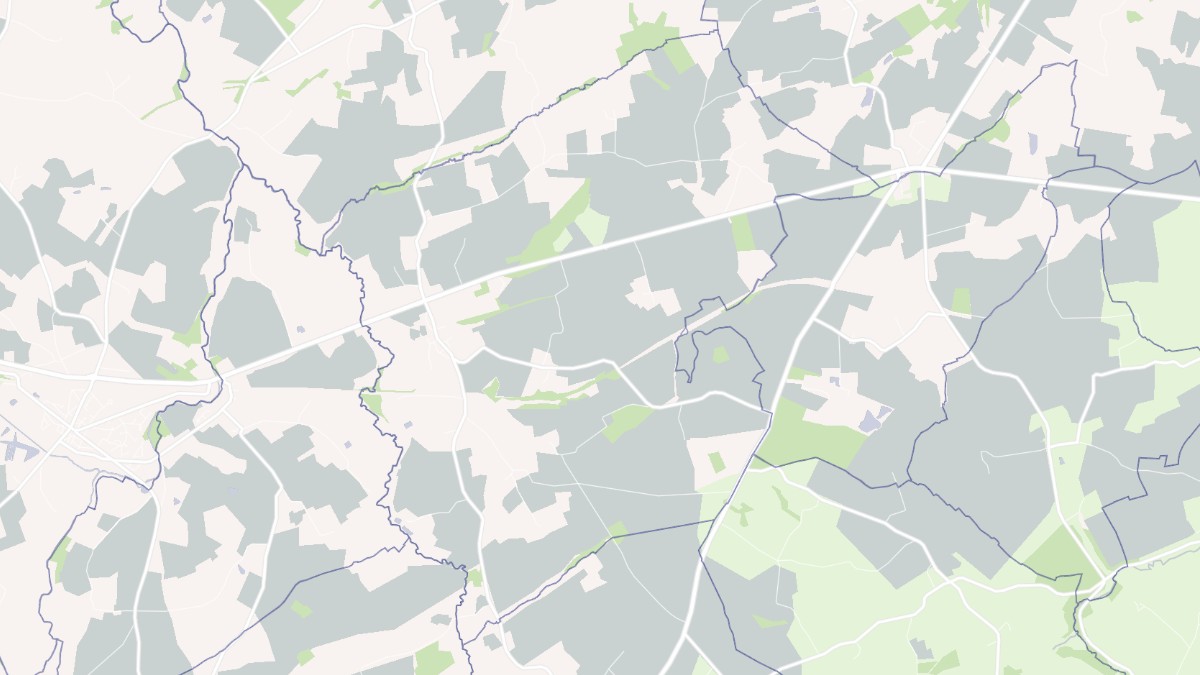 Aperçu cartographique de Saint-Hilaire-de-Briouze, centré sur la commune