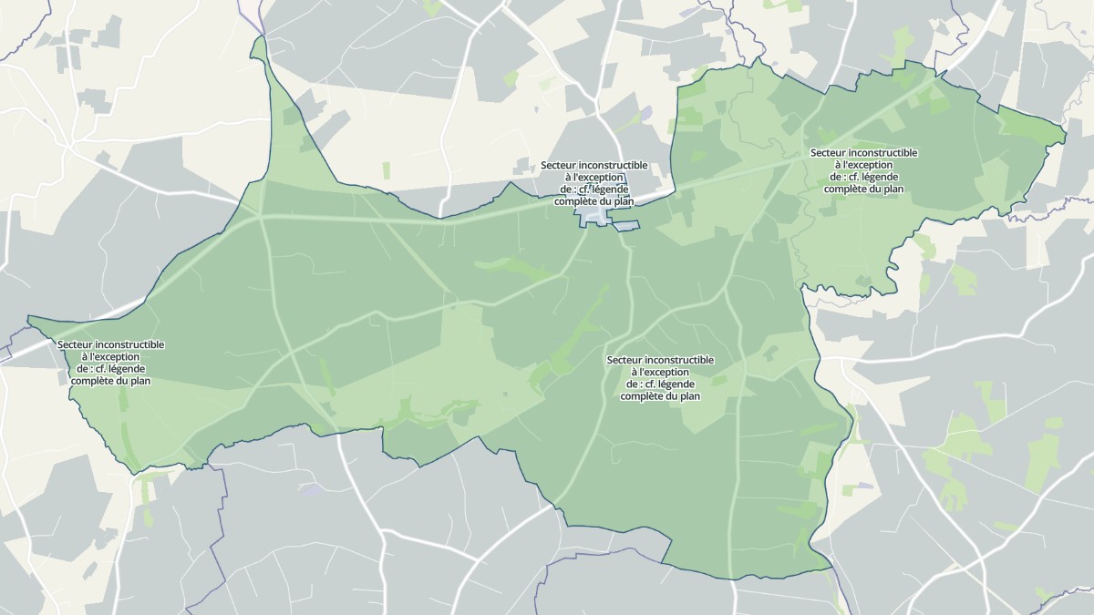 Aperçu cartographique de Saint-Mars-d'Égrenne, centré sur la commune