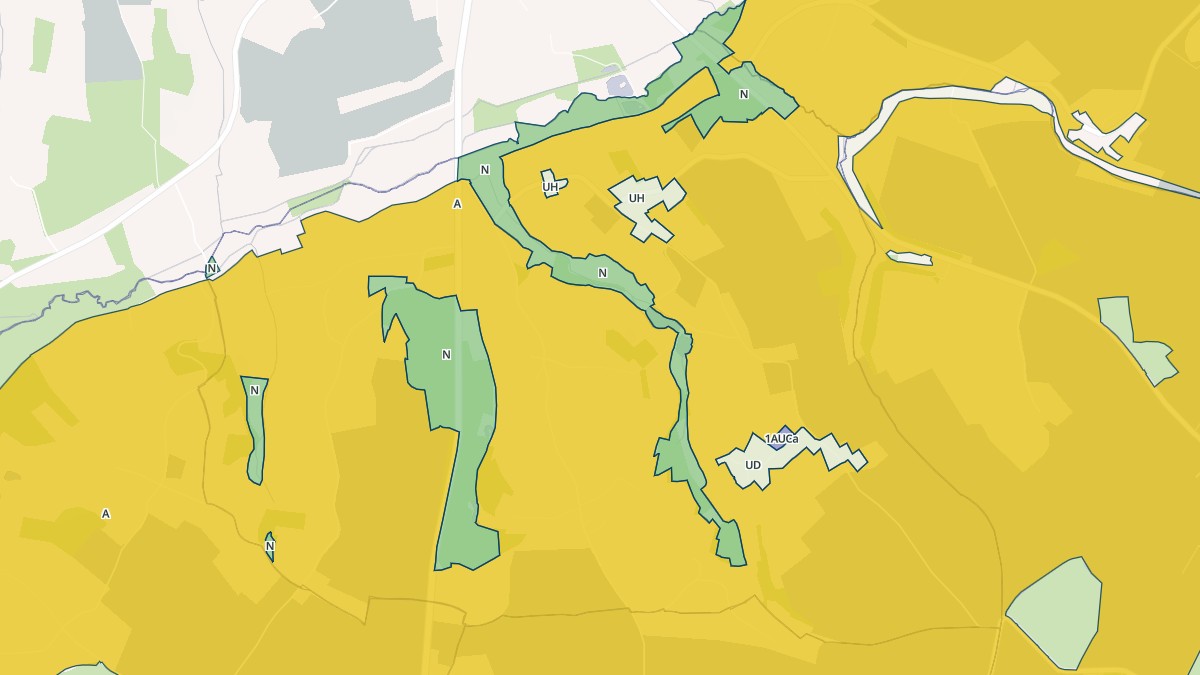 Aperçu cartographique de Saint-Martin-des-Pézerits, centré sur la commune
