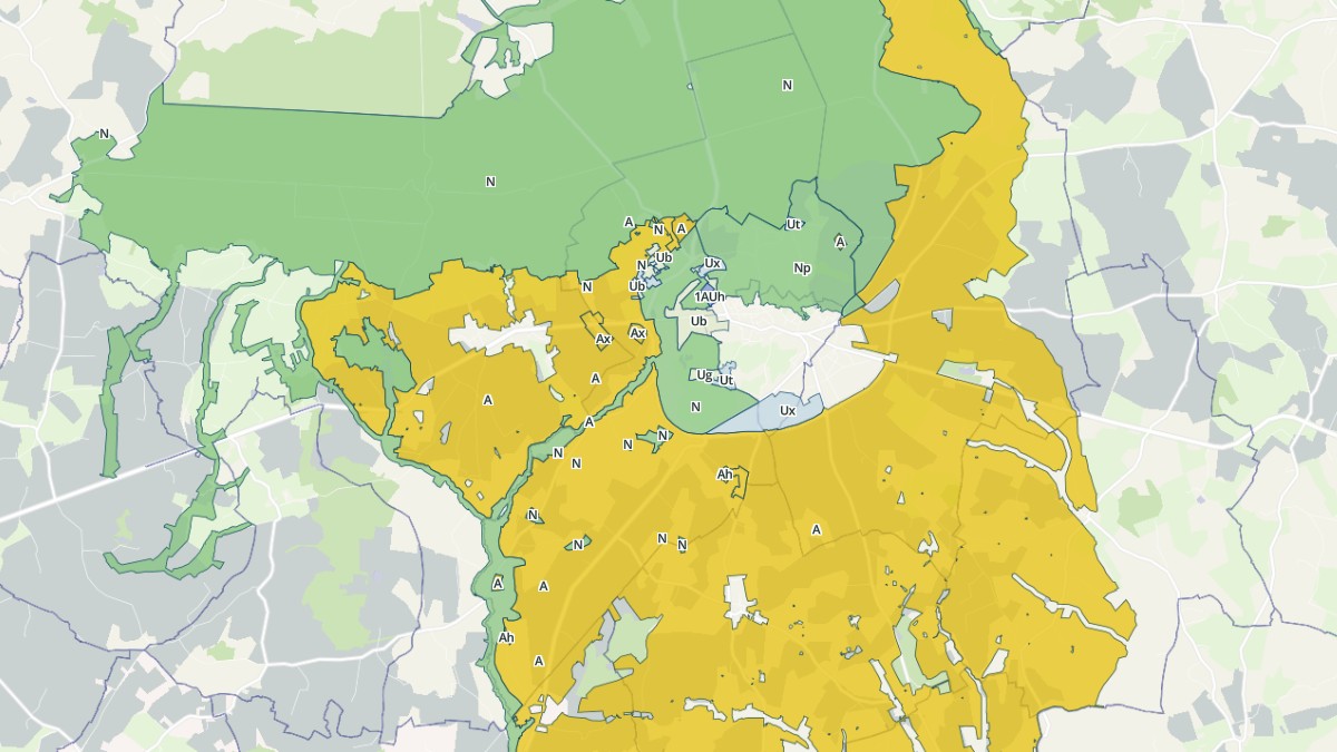 Aperçu cartographique de Saint-Martin-du-Vieux-Bellême, centré sur la commune