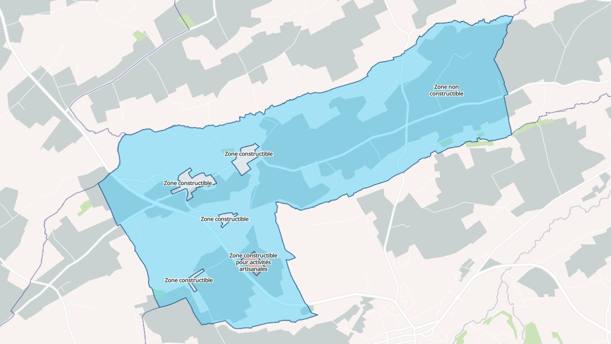 Aperçu cartographique de Saint-Quentin-les-Chardonnets, centré sur la commune