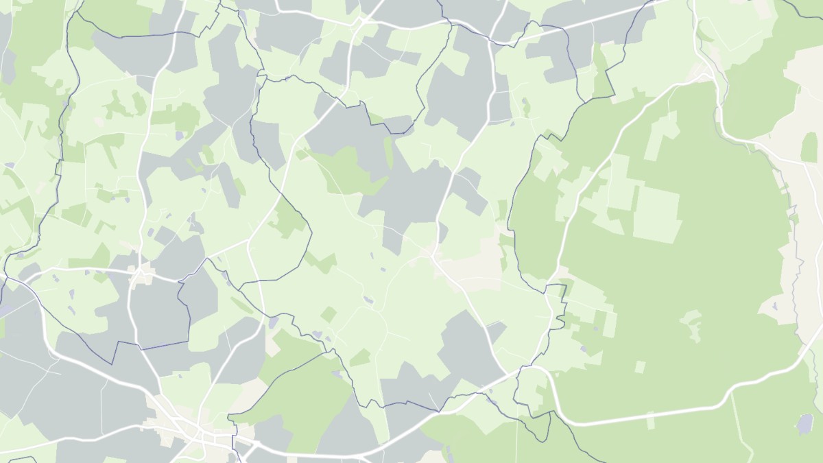 Aperçu cartographique de Saint-Sauveur-de-Carrouges, centré sur la commune