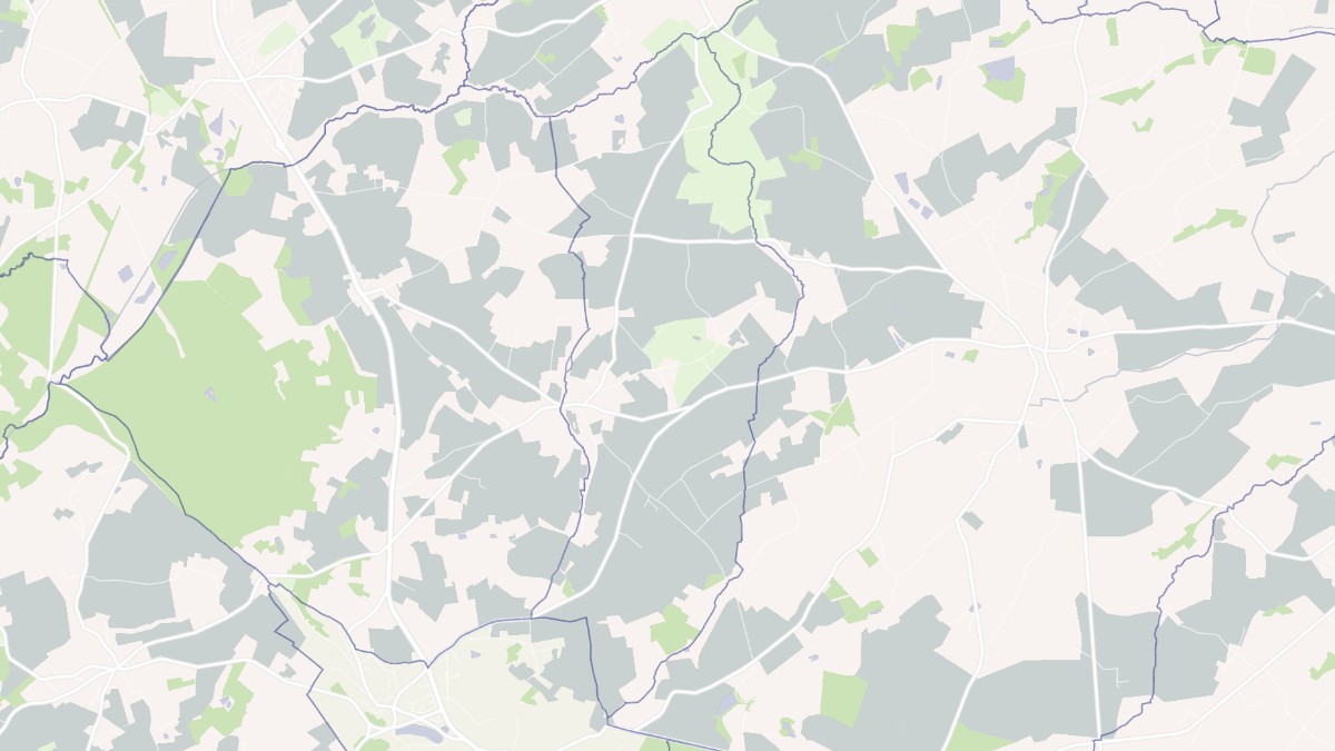 Aperçu cartographique de Saires-la-Verrerie, centré sur la commune