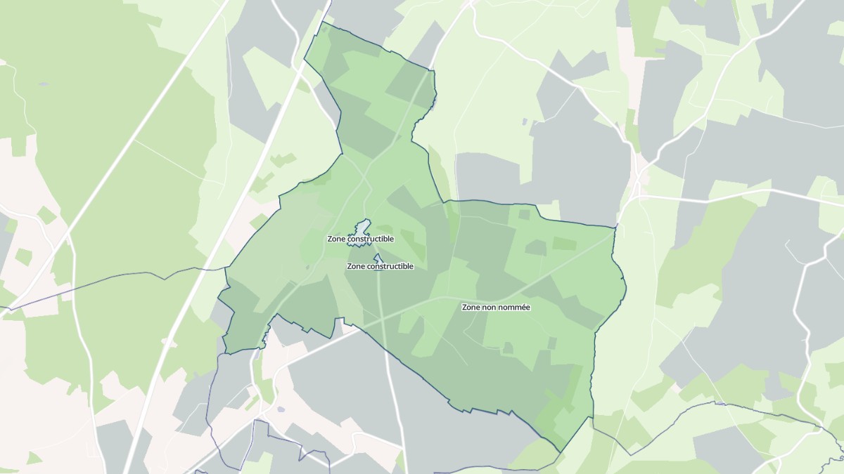 Aperçu cartographique de Le Sap-André, centré sur la commune