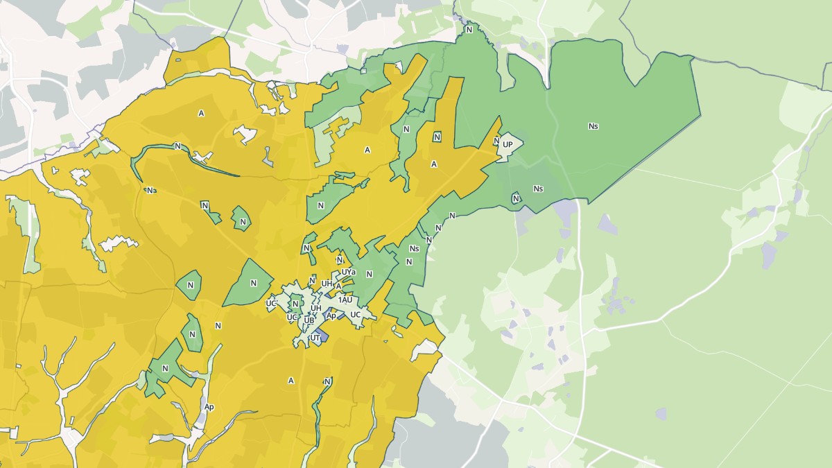 Aperçu cartographique de Soligny-la-Trappe, centré sur la commune