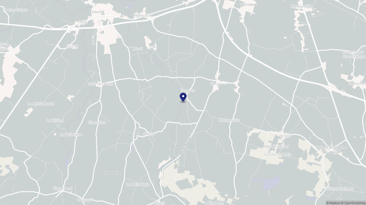 Aperçu cartographique de Tanques, centré sur la commune