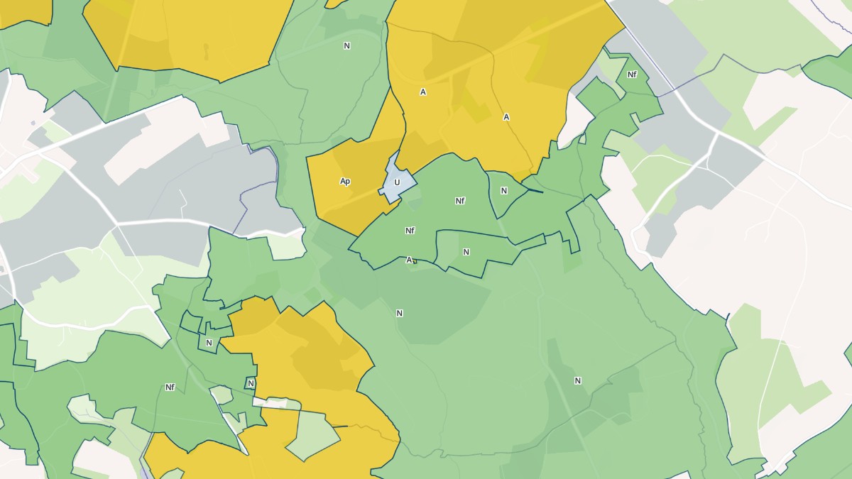 Aperçu cartographique de Tellières-le-Plessis, centré sur la commune