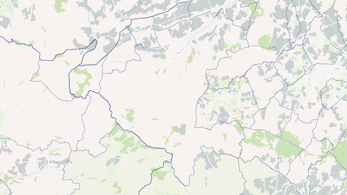 Aperçu cartographique de Tinchebray-Bocage, centré sur la commune