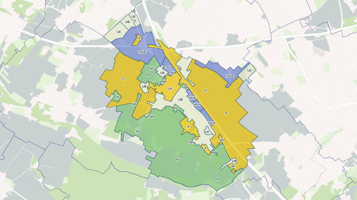 Aperçu cartographique de Aix-Noulette, centré sur la commune