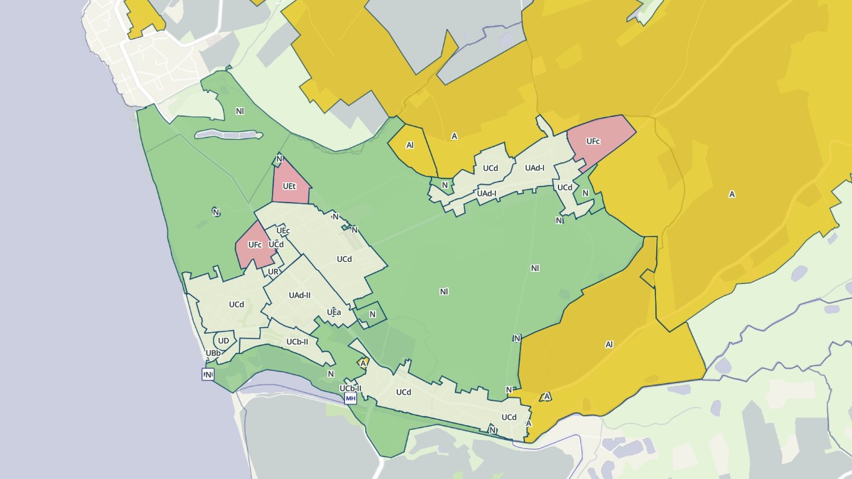 Aperçu cartographique de Ambleteuse, centré sur la commune