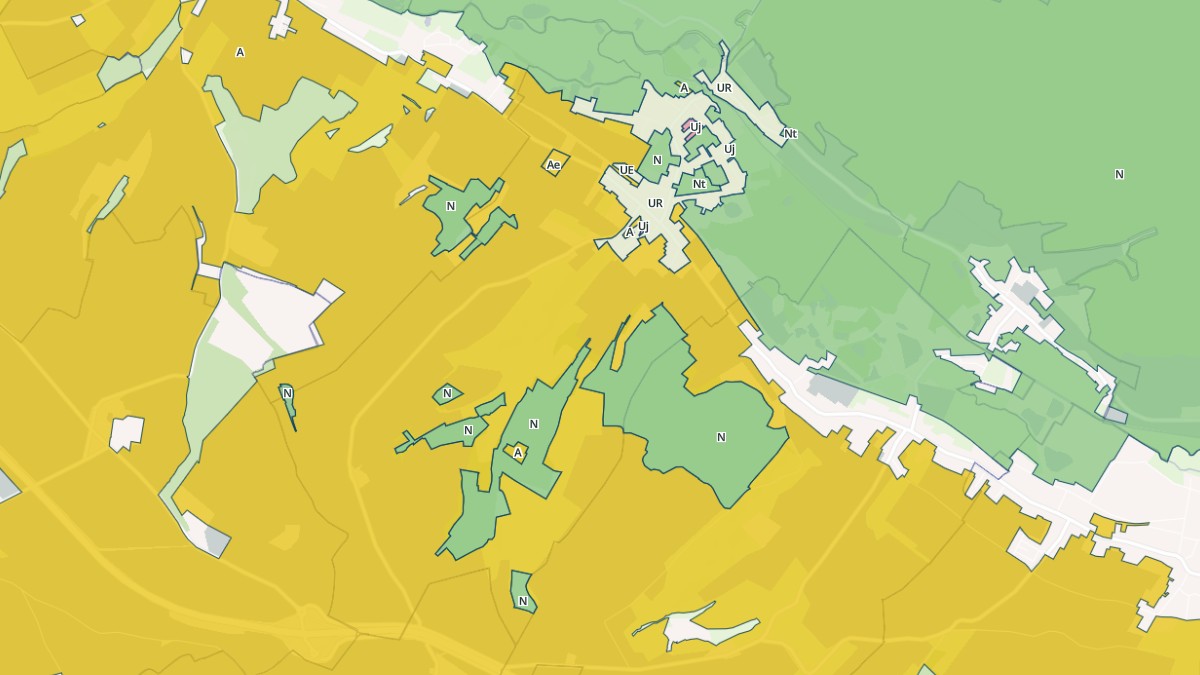 Aperçu cartographique de Aubin-Saint-Vaast, centré sur la commune