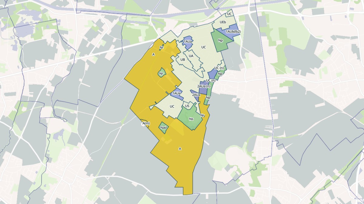 Aperçu cartographique de Auchy-les-Mines, centré sur la commune