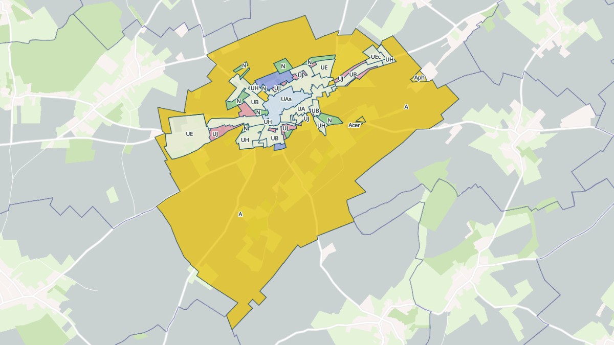 Aperçu cartographique de Avesnes-le-Comte, centré sur la commune