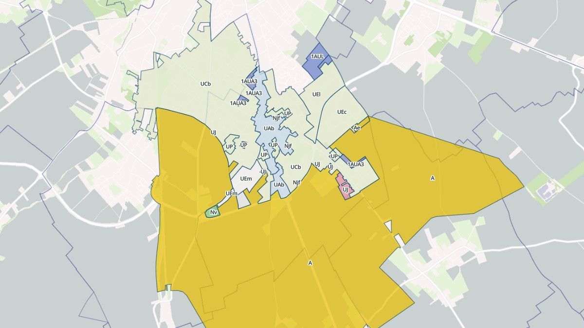 Aperçu cartographique de Beaurains, centré sur la commune
