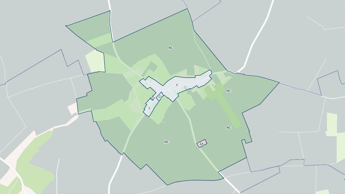 Aperçu cartographique de Beauvois, centré sur la commune