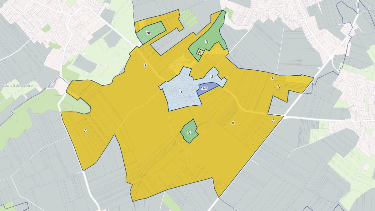 Aperçu cartographique de Bellonne, centré sur la commune