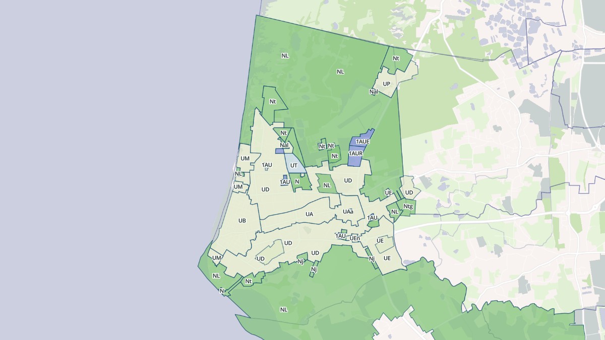 Aperçu cartographique de Berck, centré sur la commune