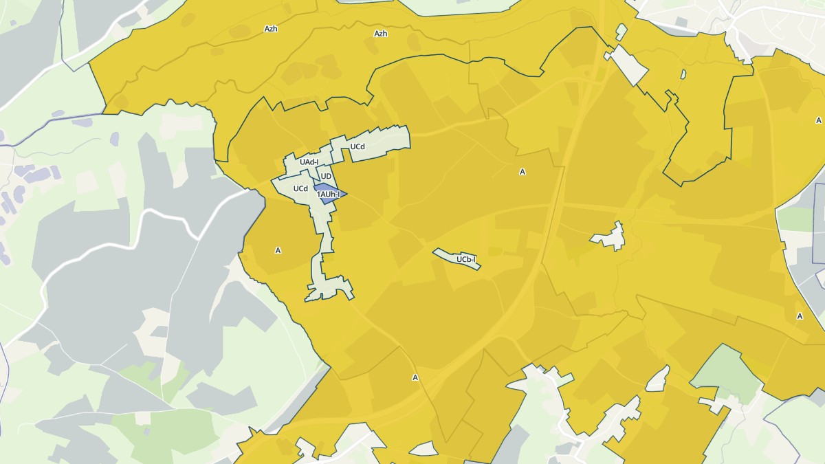 Aperçu cartographique de Beuvrequen, centré sur la commune