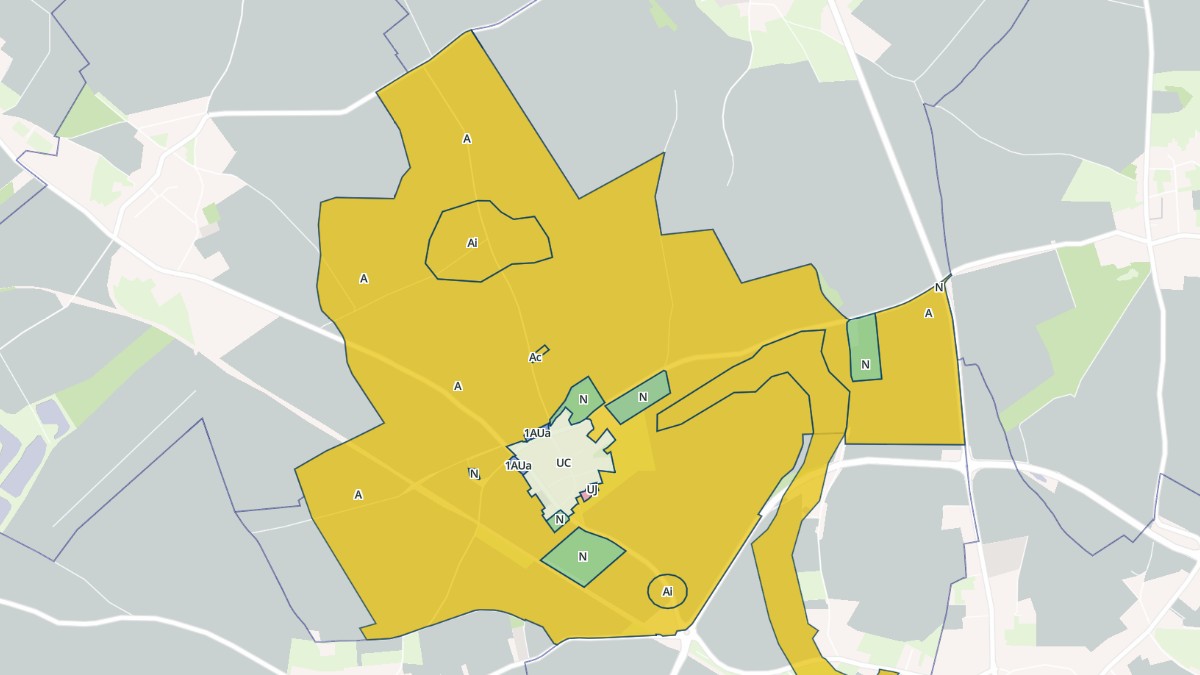 Aperçu cartographique de Biefvillers-lès-Bapaume, centré sur la commune