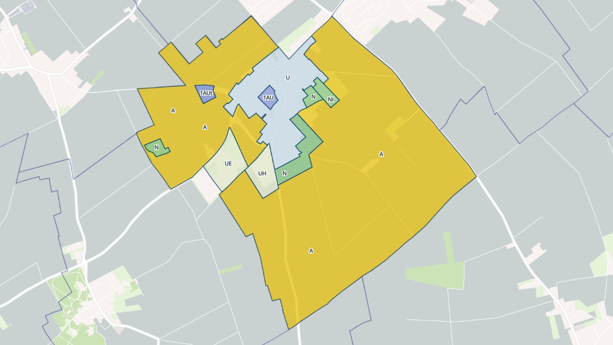 Aperçu cartographique de Bois-Bernard, centré sur la commune