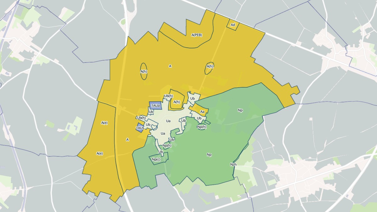 Aperçu cartographique de Bourlon, centré sur la commune
