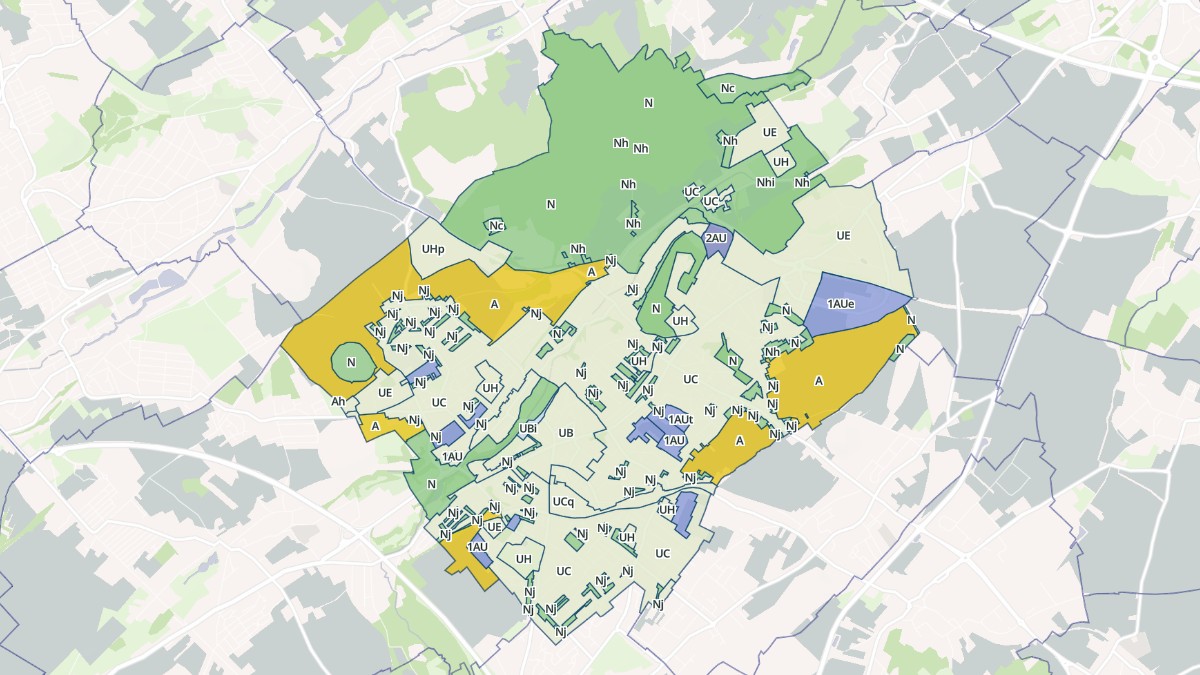 Aperçu cartographique de Bruay-la-Buissière, centré sur la commune