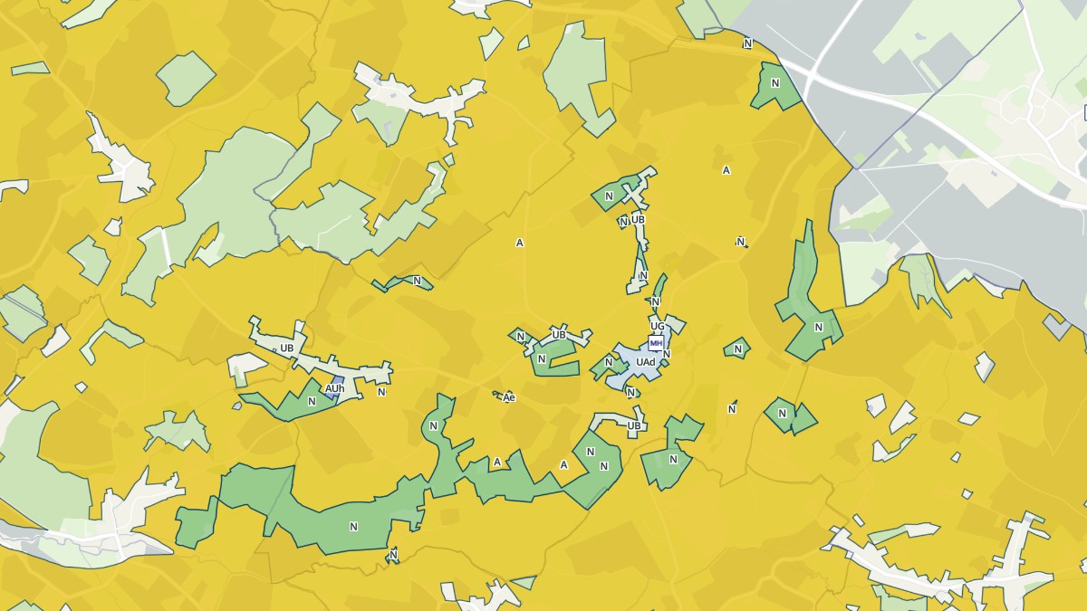 Aperçu cartographique de Brunembert, centré sur la commune