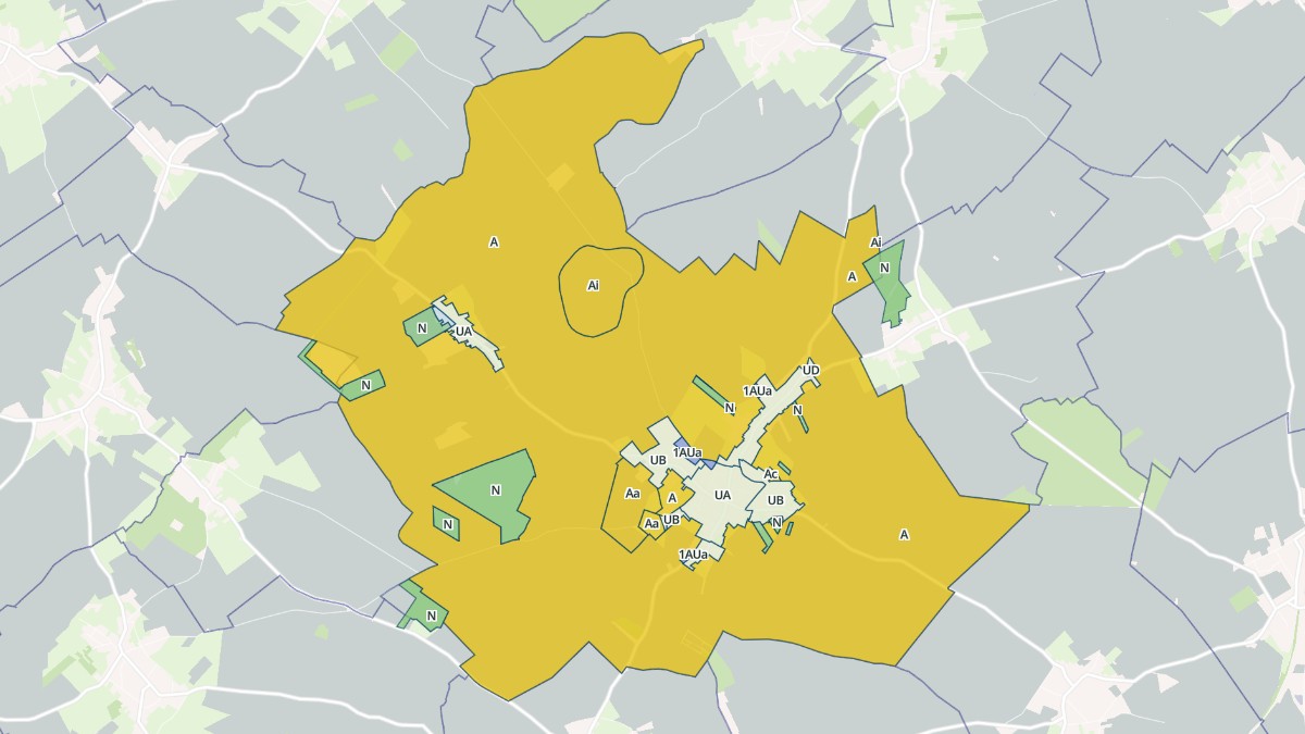 Aperçu cartographique de Bucquoy, centré sur la commune