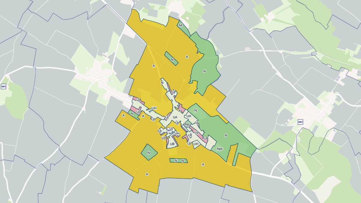 Aperçu cartographique de Camblain-l'Abbé, centré sur la commune