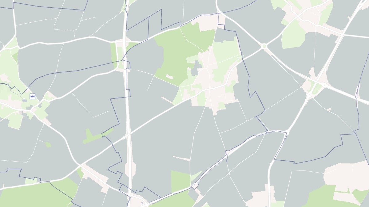 Aperçu cartographique de Campigneulles-les-Grandes, centré sur la commune