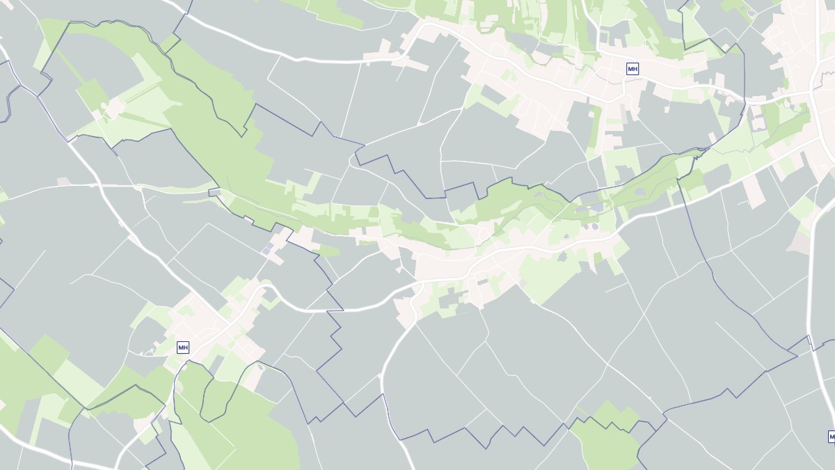 Aperçu cartographique de Carency, centré sur la commune