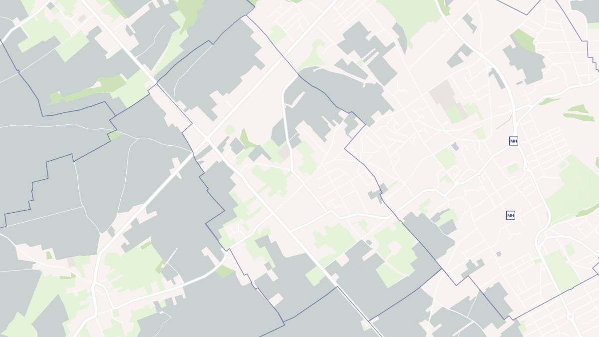 Aperçu cartographique de Cauchy-à-la-Tour, centré sur la commune