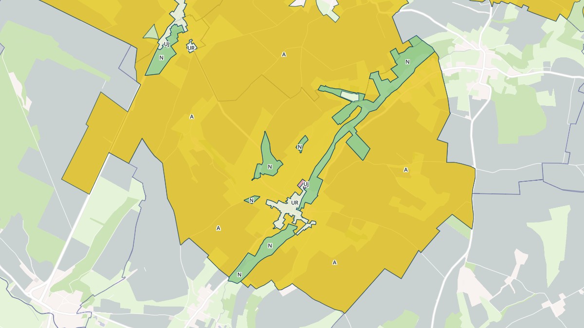 Aperçu cartographique de Caumont, centré sur la commune