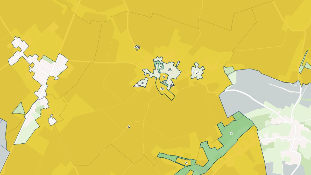 Aperçu cartographique de Chériennes, centré sur la commune