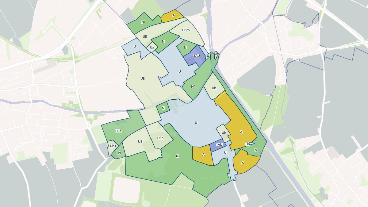 Aperçu cartographique de Corbehem, centré sur la commune