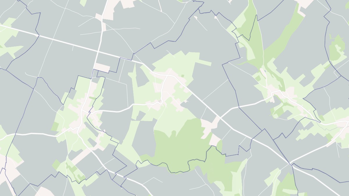 Aperçu cartographique de Crépy, centré sur la commune
