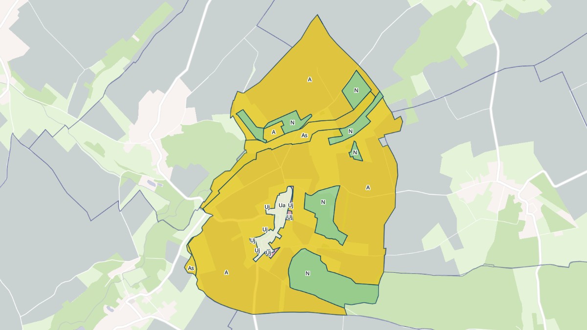 Aperçu cartographique de Denier, centré sur la commune