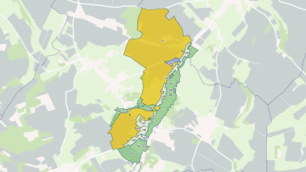 Aperçu cartographique de Dennebrœucq, centré sur la commune