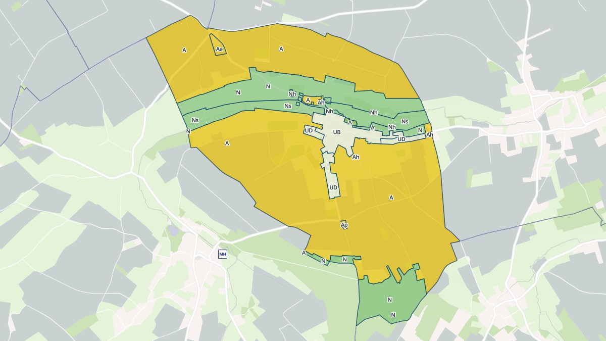 Aperçu cartographique de Erny-Saint-Julien, centré sur la commune